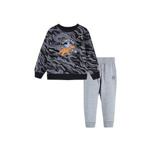 Converse Baby Boys Camo Crew Joggers Set (Toddler) Dark Grey 3T Toddler